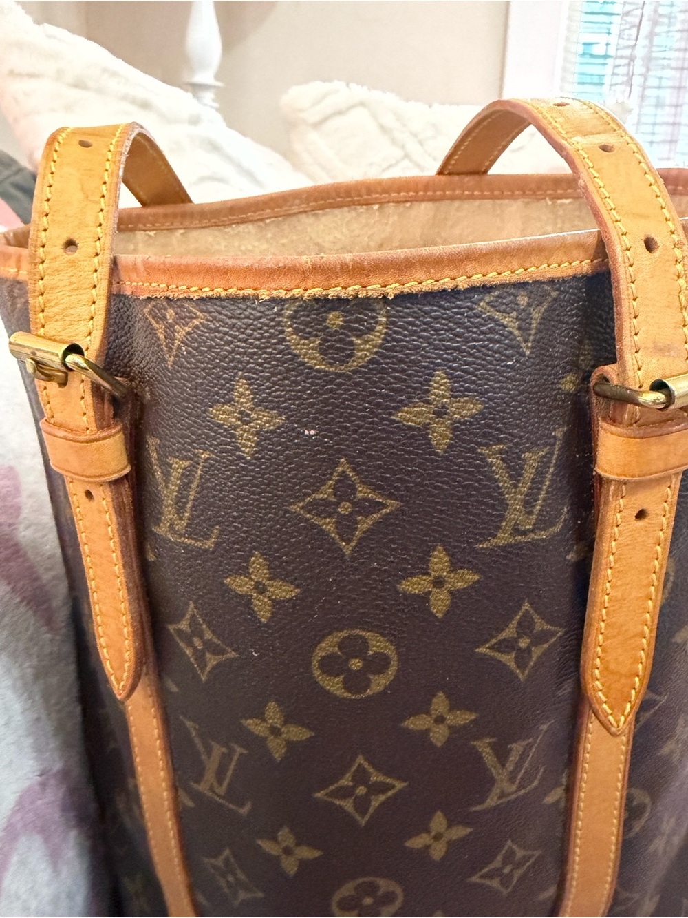 Vintage Authentic Louis Vuitton Monogram Canvas Bucket Bag - Picture 5 of 12